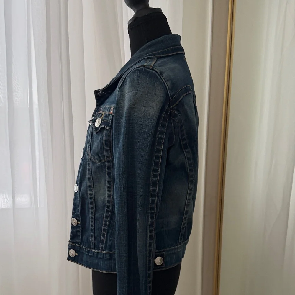 True Religion Indigo Denim Jacket - Picture 5 of 6